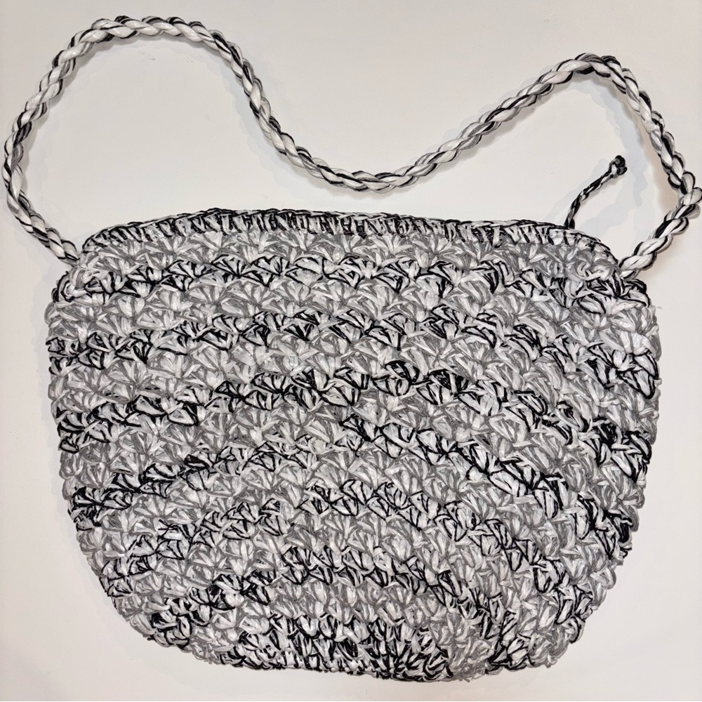 Ernest Large Crochet Shoulder Bag – Sustainable Recycled Plastic Tote bag